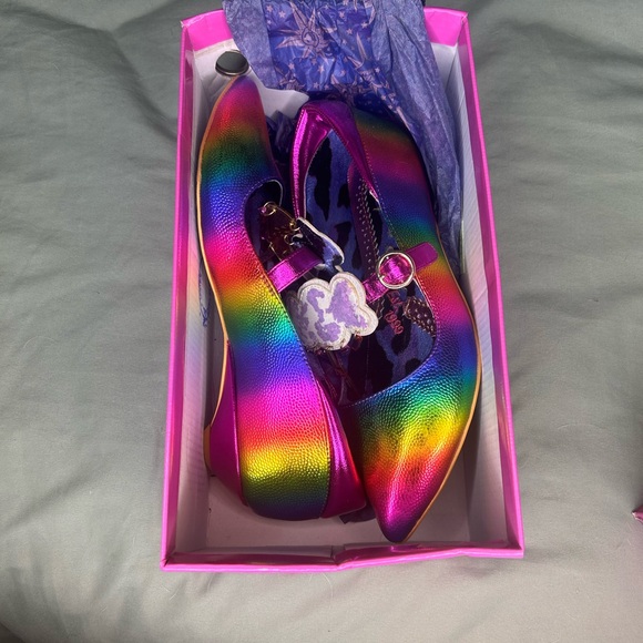 Irregular Choice Rain or Shine Over the Rainbow Flats - Picture 2 of 6